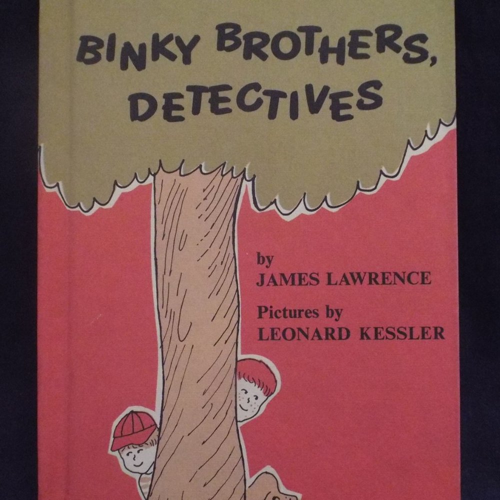 Vintage 1968 Binky Brothers, Detectives H/C Book by James Lawrence